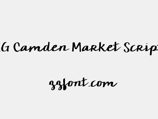 KG Camden Market Script