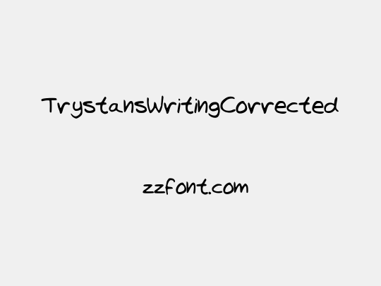 TrystansWritingCorrected