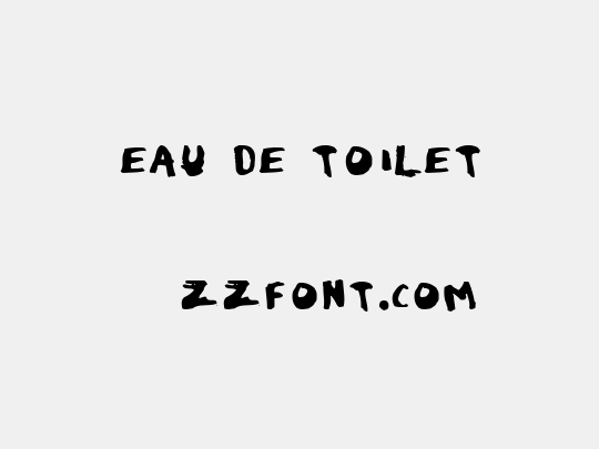 Eau de Toilet