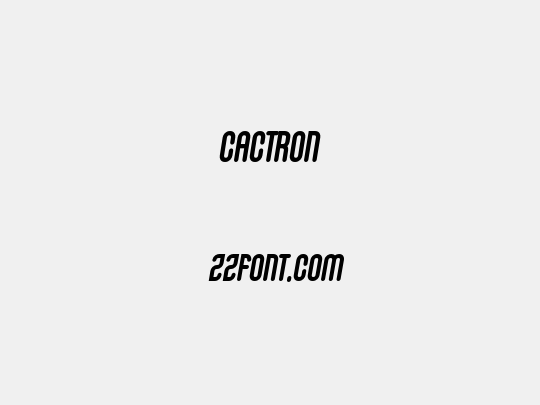 Cactron