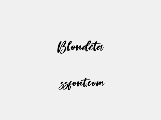 Blondeta