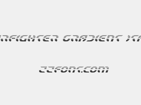 Starfighter Gradient Italic
