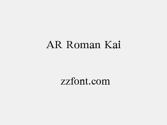 AR Roman Kai