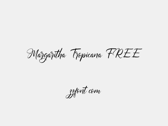 Margaritha Tropicana FREE