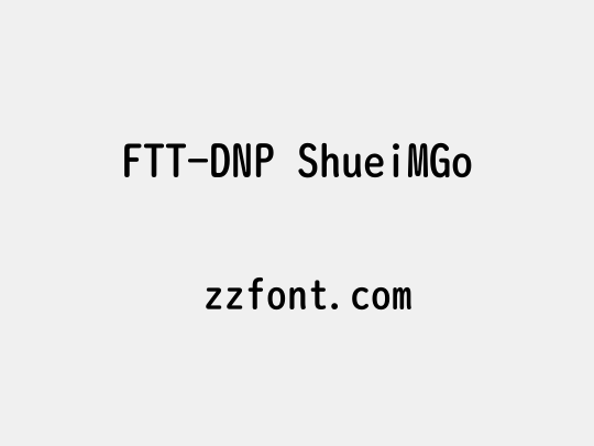 FTT-DNP ShueiMGo
