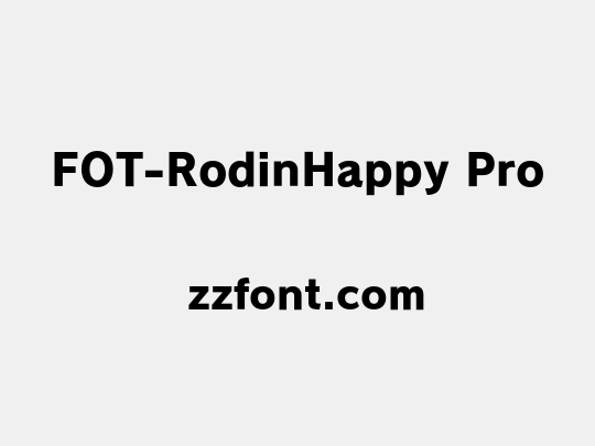 FOT-RodinHappy Pro