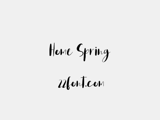 Home Spring