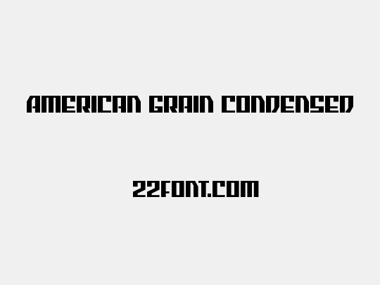American Grain Condensed