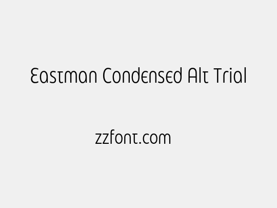 Eastman Condensed Alt Trial