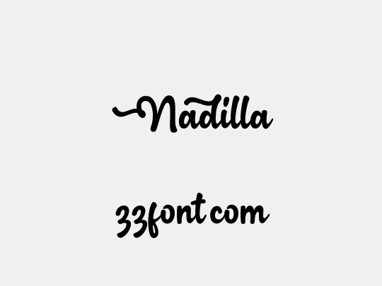 Nadilla