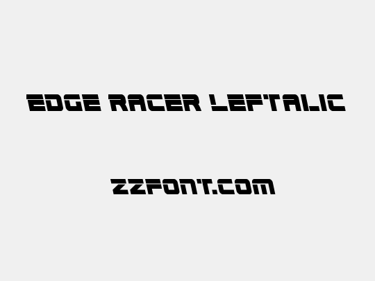 Edge Racer Leftalic