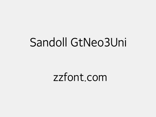 Sandoll GtNeo3Uni