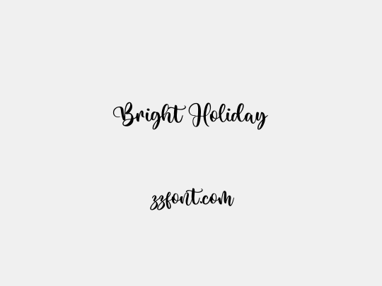 Bright Holiday