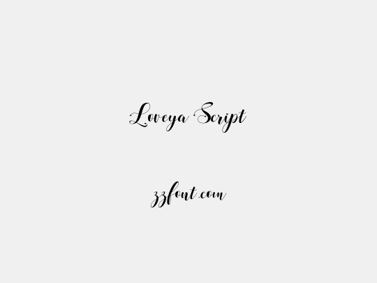 Loveya Script