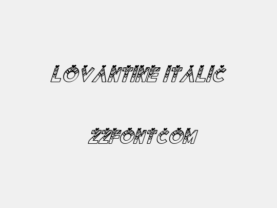 Lovantine italic