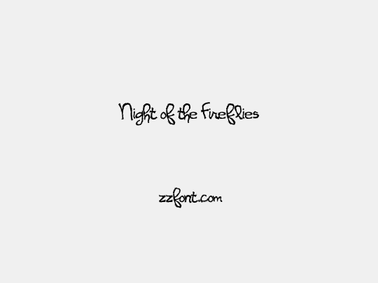 Night of the Fireflies