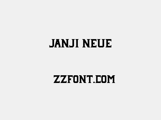 Janji Neue
