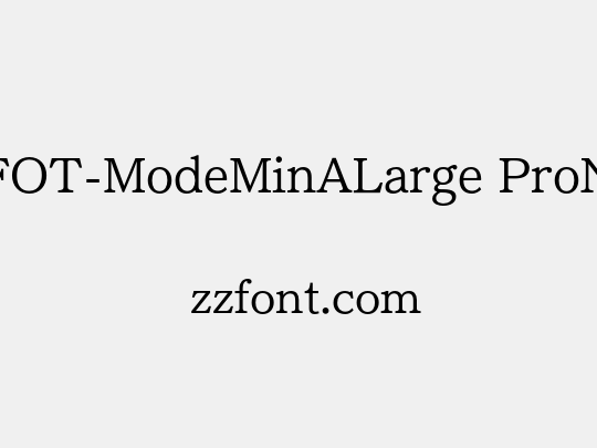 FOT-ModeMinALarge ProN