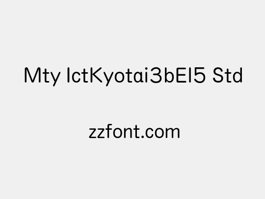 Mty IctKyotai3bEl5 Std