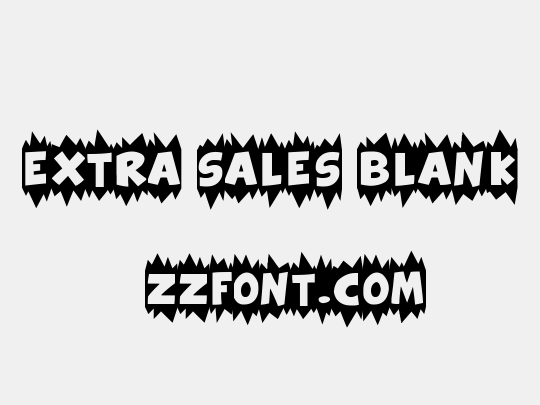 Extra Sales Blank