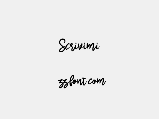 Scrivimi