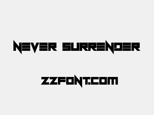 Never Surrender