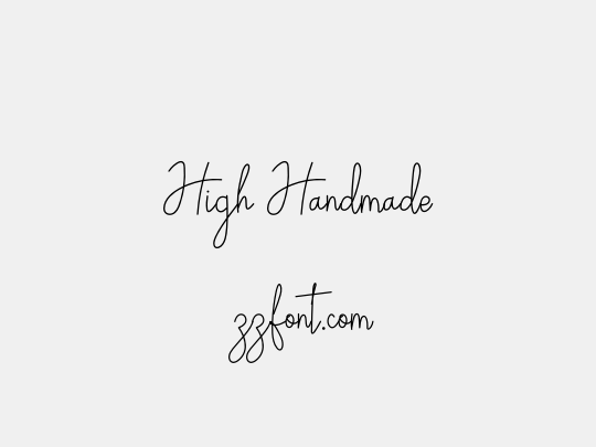 High Handmade