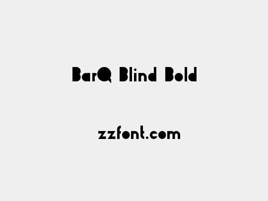 BarQ Blind Bold