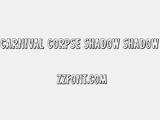 Carnival Corpse Shadow Shadow