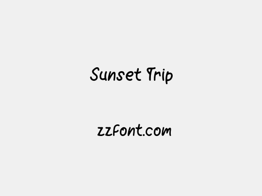 Sunset Trip