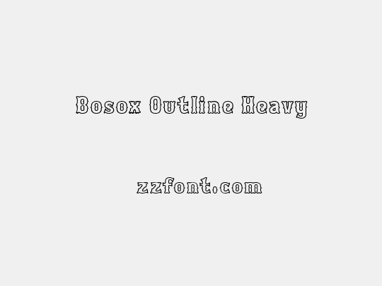 Bosox Outline Heavy