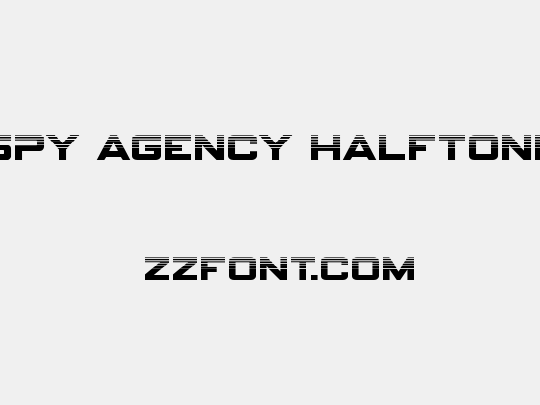 Spy Agency Halftone