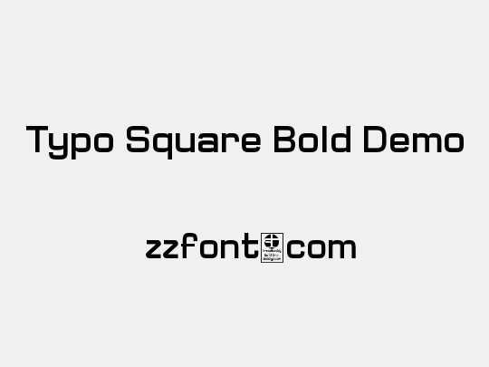 Typo Square Bold Demo