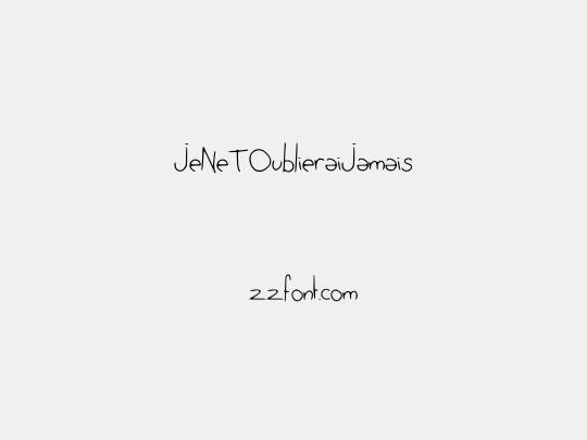 JeNeTOublieraiJamais