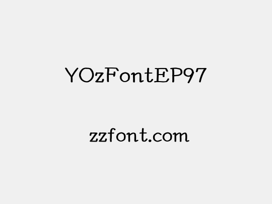 YOzFontEP97