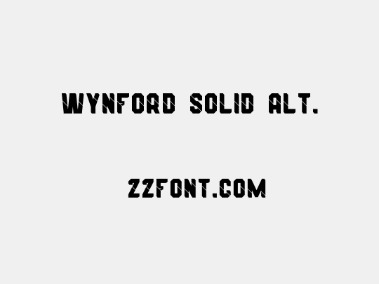 Wynford Solid Alt.