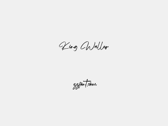 King Waller