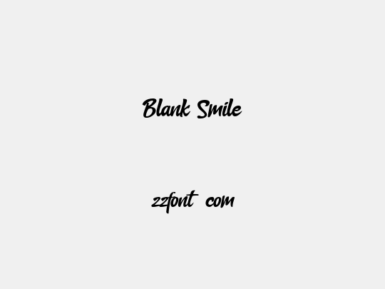 Blank Smile