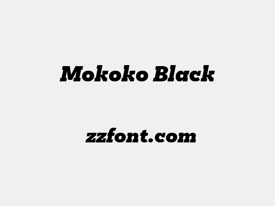 Mokoko Black