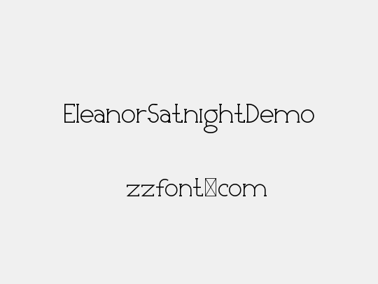 EleanorSatnightDemo