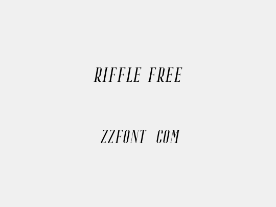 Riffle Free