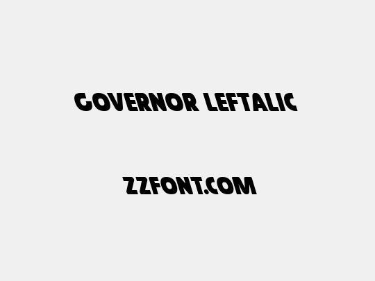 Governor Leftalic