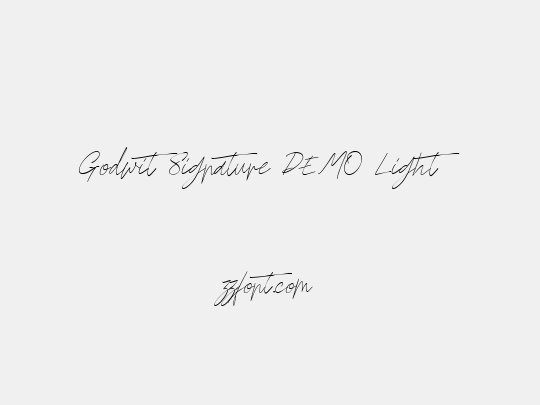 Godwit Signature DEMO Light