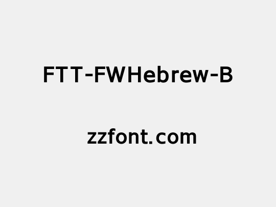 FTT-FWHebrew-B