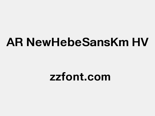 AR NewHebeSansKm HV