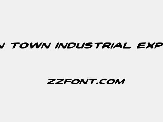 Toon Town Industrial Exp Ital