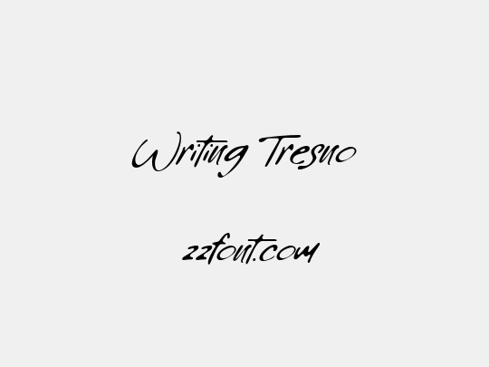 Writing Tresno