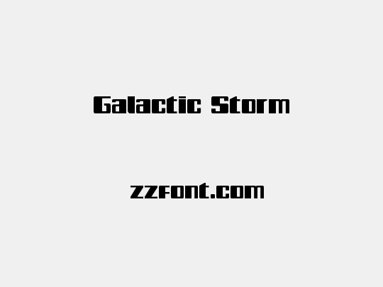 Galactic Storm