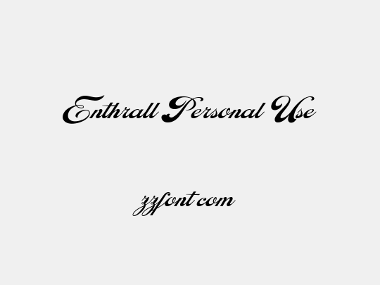 Enthrall Personal Use