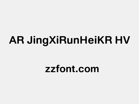 AR JingXiRunHeiKR HV